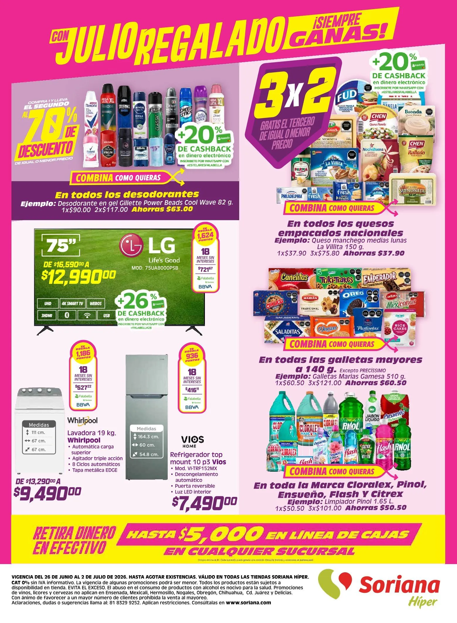Catálogo de Soriana Ofertas 26 de junio al 2 de julio 2026 - Pagina 8