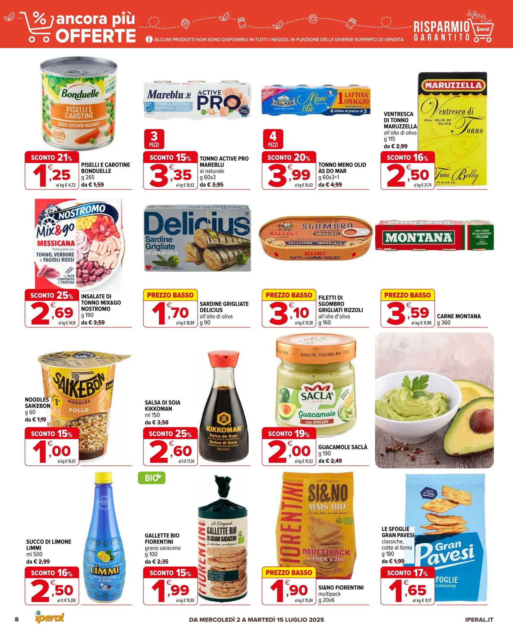 Volantino Iperal da 2 luglio a 15 luglio di 2025 - Pagina del volantino 8