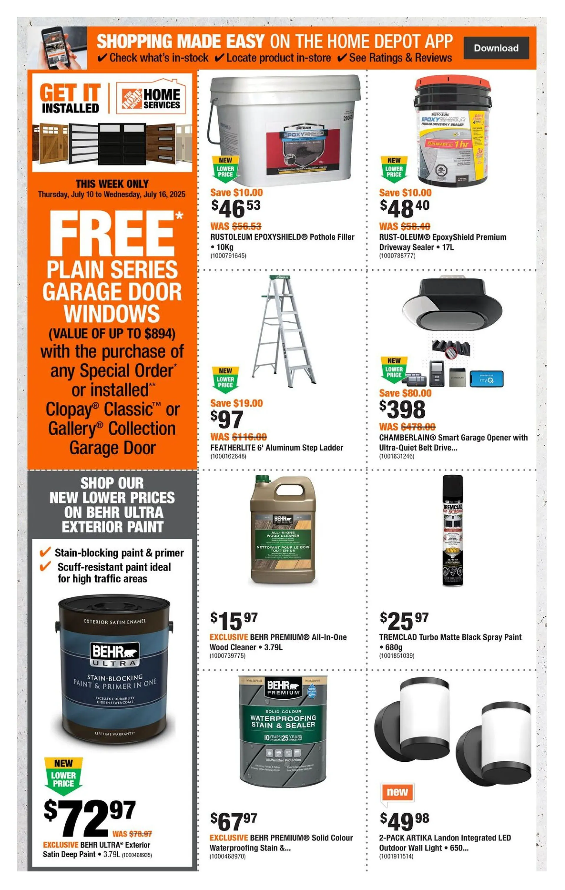 The Home Depot flyers from July 3 to July 16 2025 - flyer page 8
