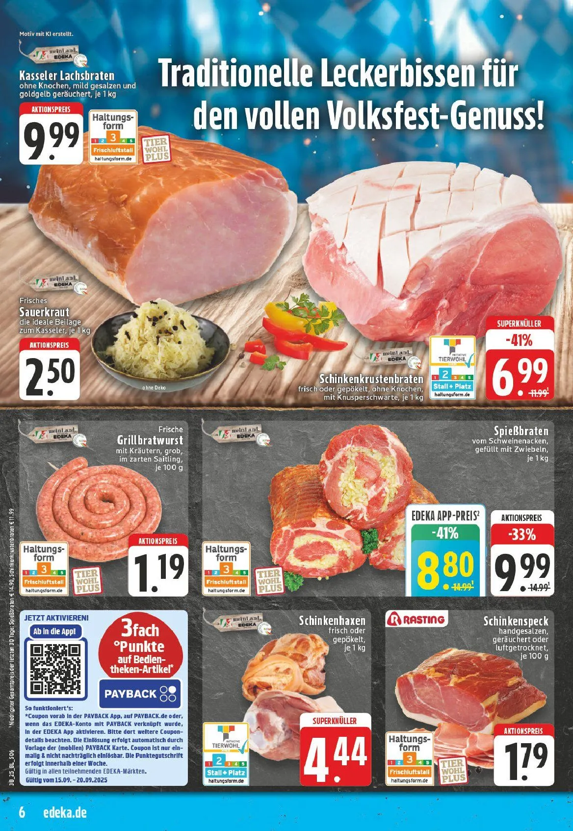 Edeka Prospekte von 15. September bis 20. September 2025 - Prospekt seite 8
