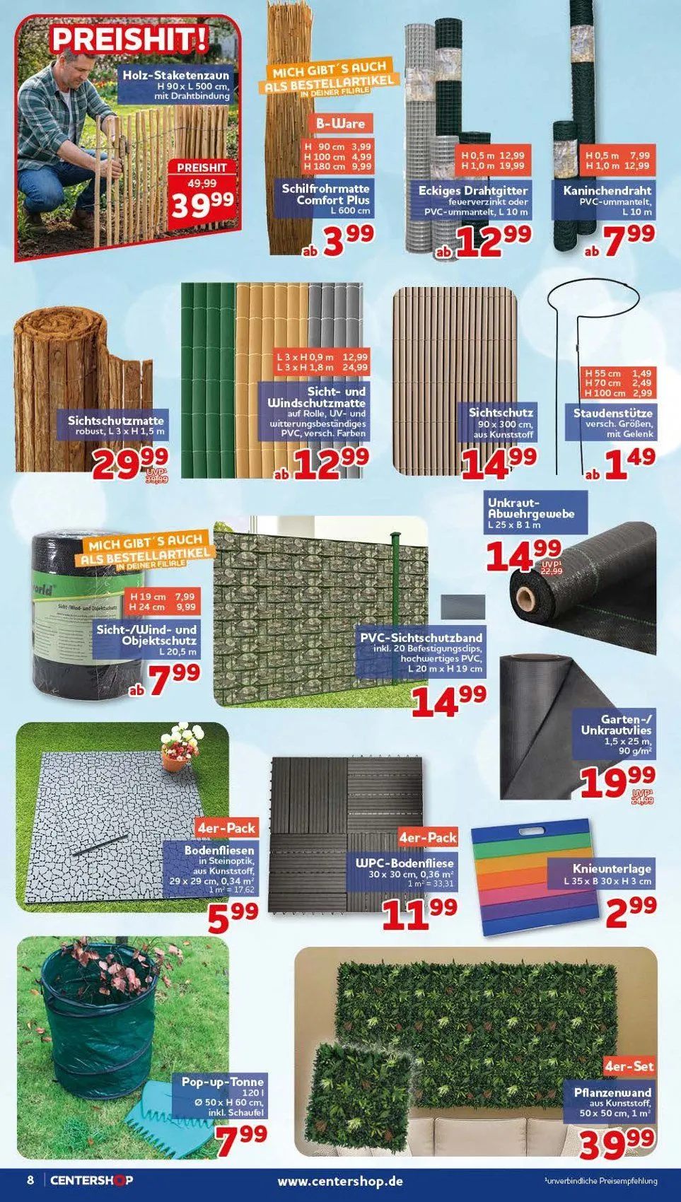 CENTERSHOP Prospekte von 20. Juli bis 25. Juli 2026 - Prospekt seite 8