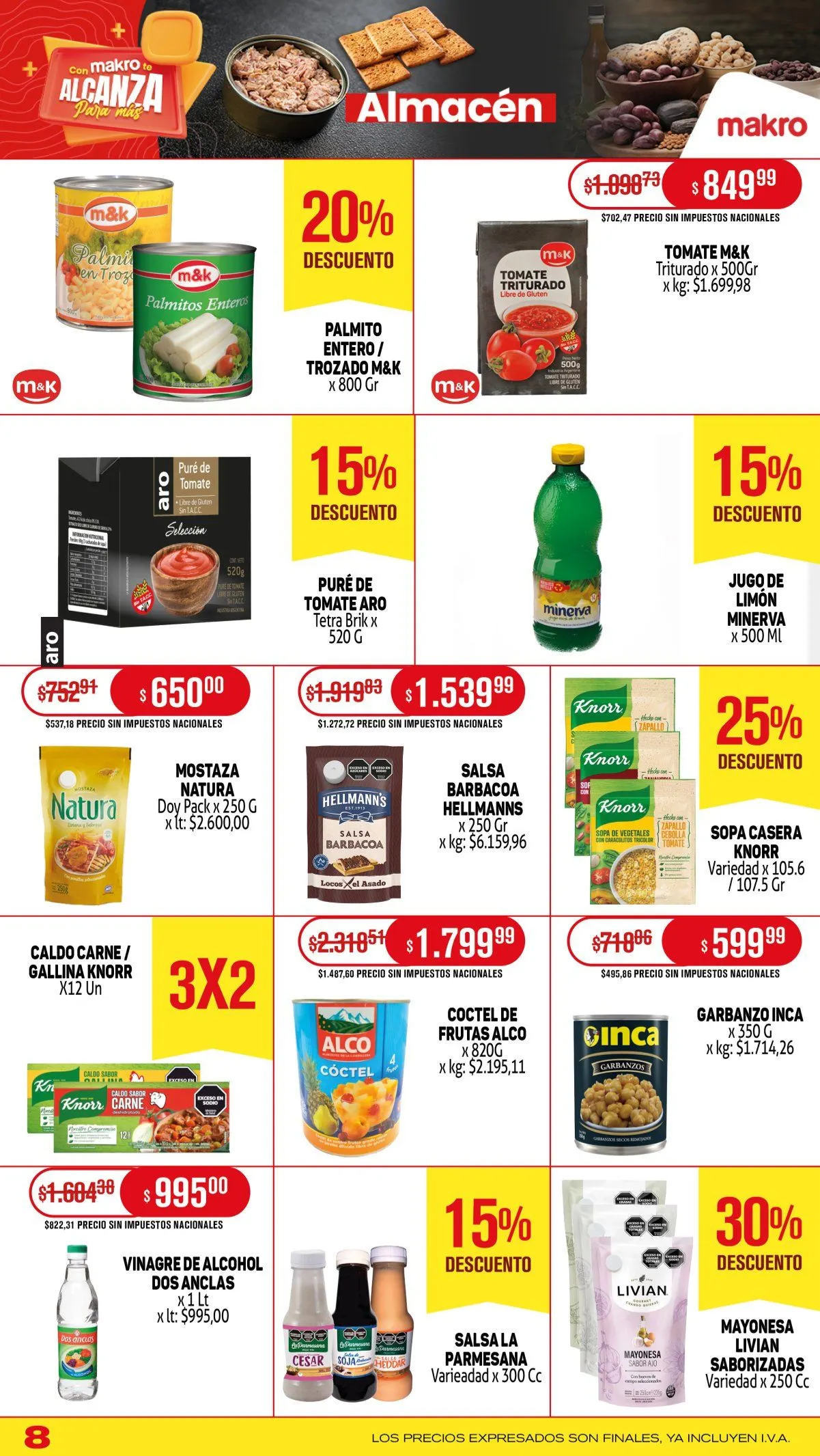 Ofertas de Makro Ofertas 19 de junio al 26 de junio 2025 - Página 8 del catálogo