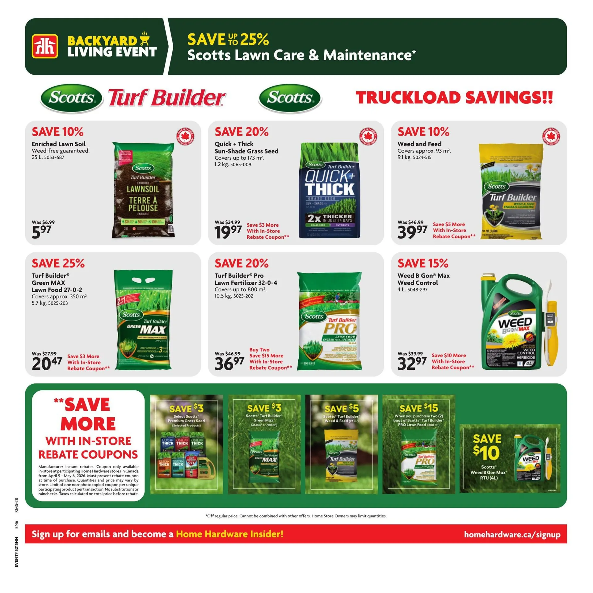 Home Hardware Sales from April 9 to April 22 2026 - flyer page 8