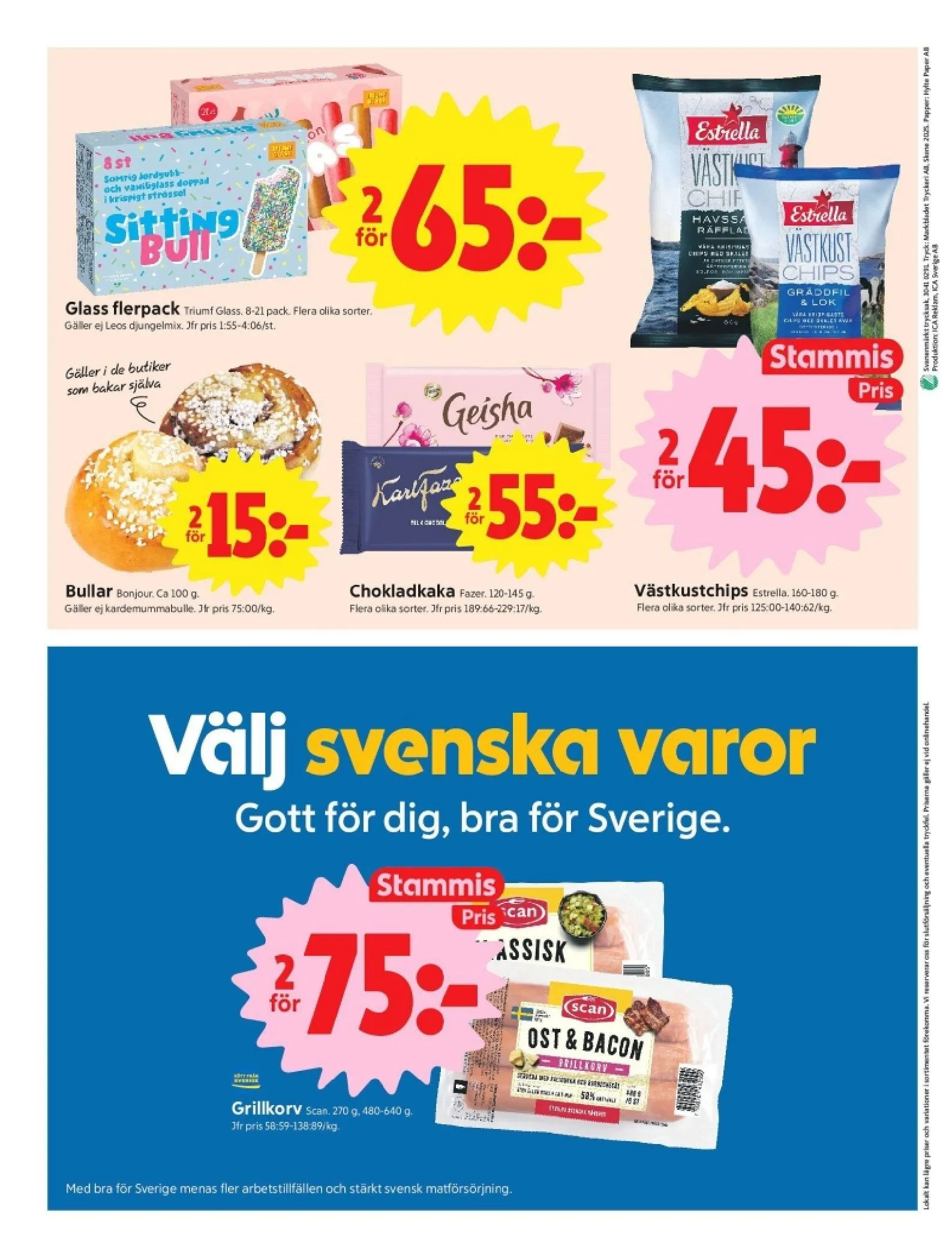 ICA från 29 juni till 12 juli 2026 - Reklamblad sidor 8