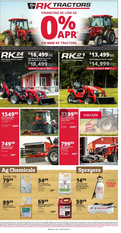 Weekly ad Rural King Sales from September 18 to October 1 2025 - Page 8