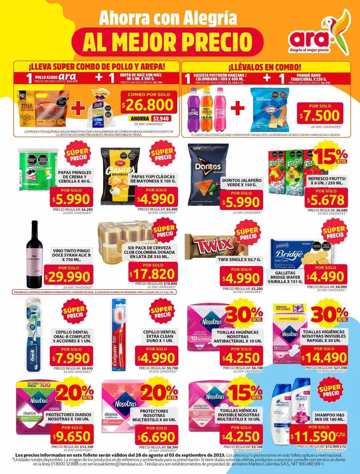 Catalogo de Oferta especial de Ara 28 de agosto al 8 de septiembre 2025 - Pag 8