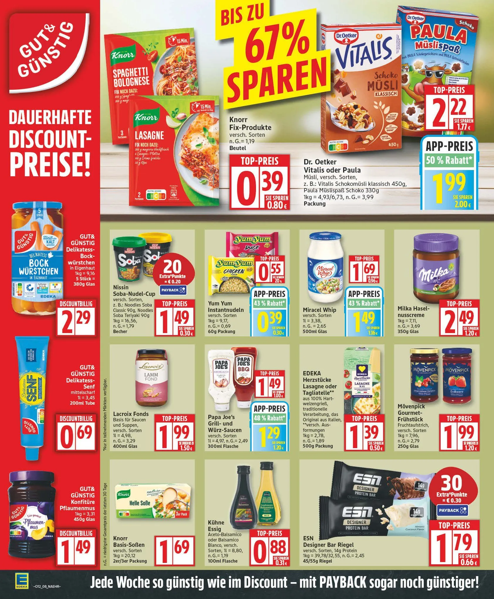 Edeka Prospekte von 16. März bis 21. März 2026 - Prospekt seite 8