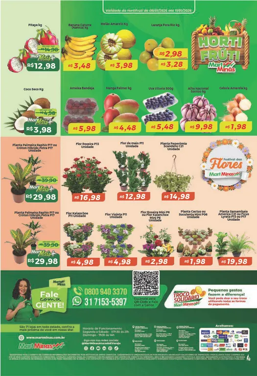 Encarte de Folhetos Mart Minas  8 de janeiro até 14 de janeiro 2026 - Pagina 8