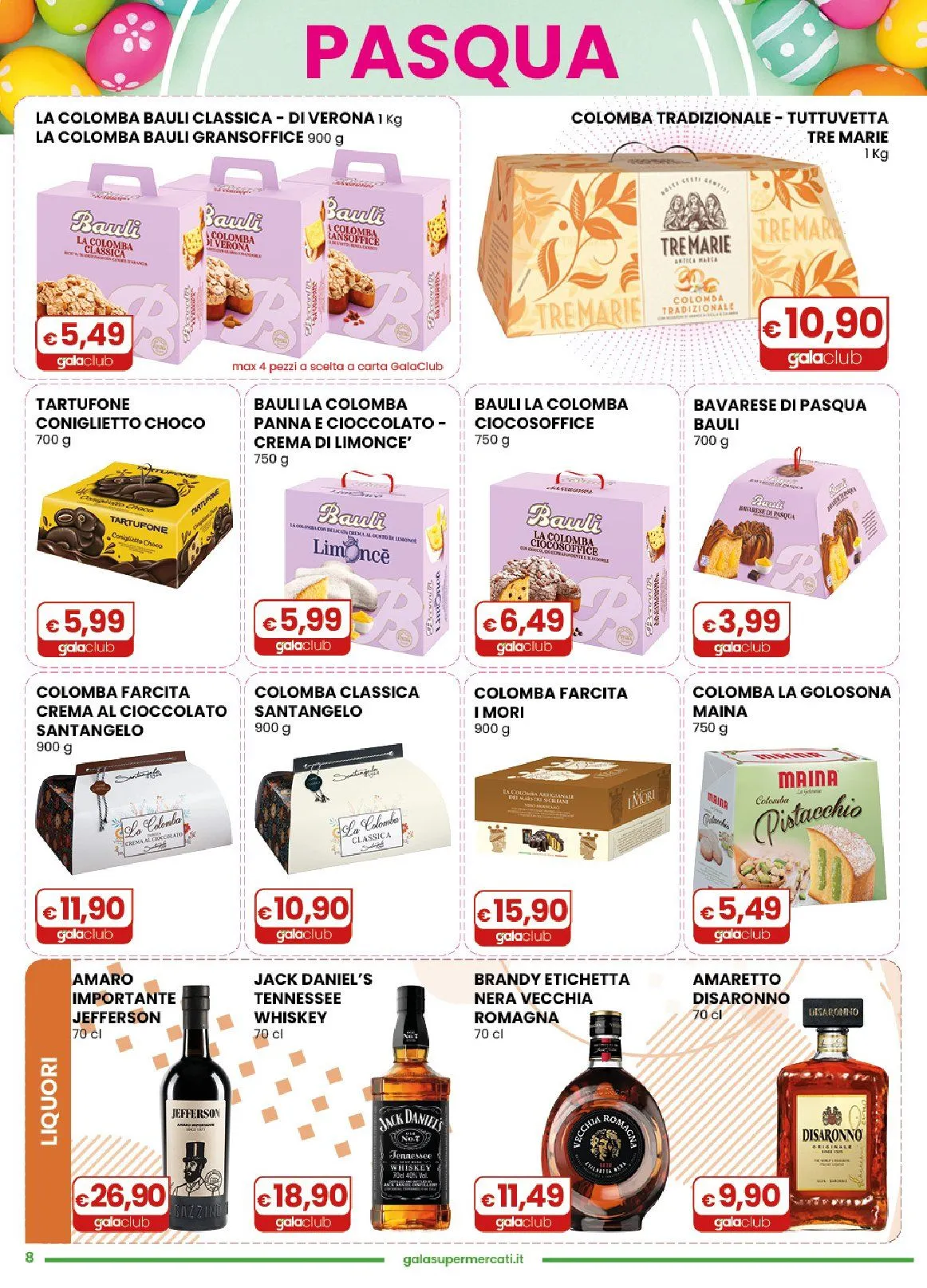 Volantini Gala Supermercati da 25 marzo a 6 aprile di 2026 - Pagina del volantino 8