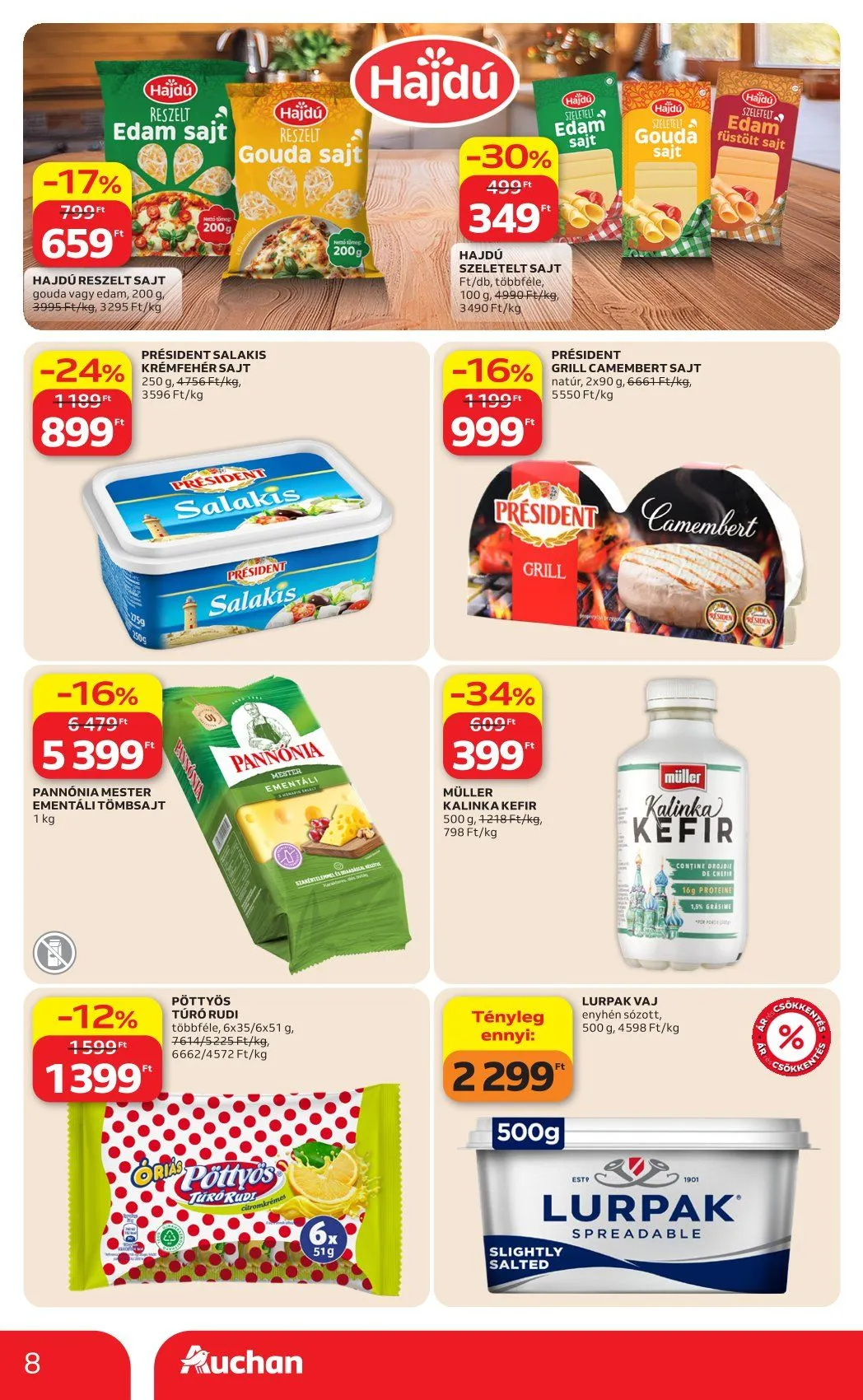 Katalógus Auchan Ajánlatai április 9.-tól április 22.-ig 2026. - Oldal 8