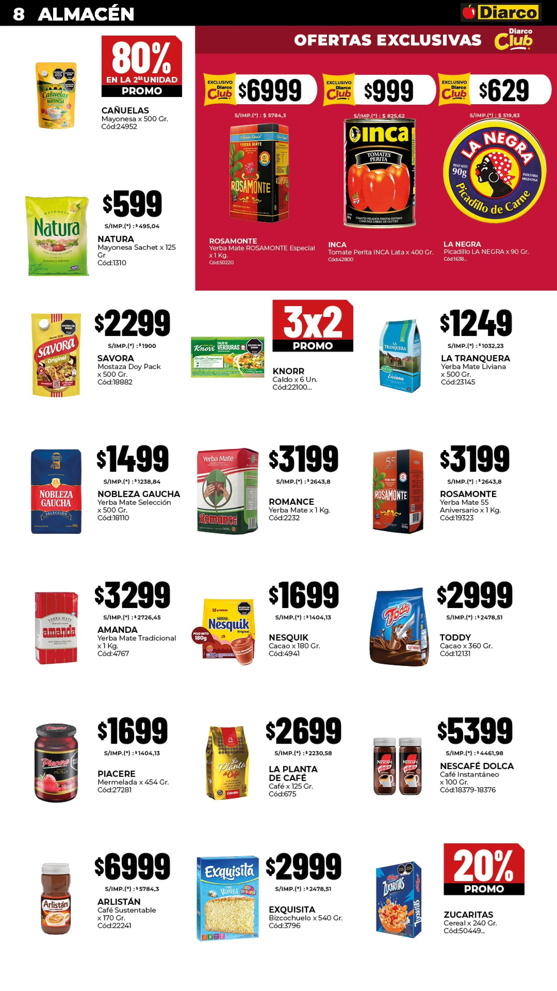 Ofertas de DIARCO Ofertas 11 de mayo al 15 de mayo 2026 - Página 8 del catálogo