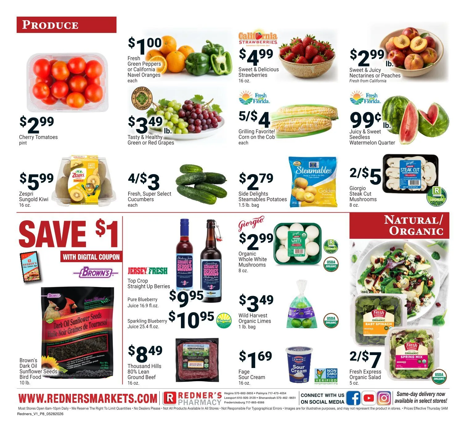 Weekly ad Redner's Market Sales from May 28 to June 3 2026 - Page 8