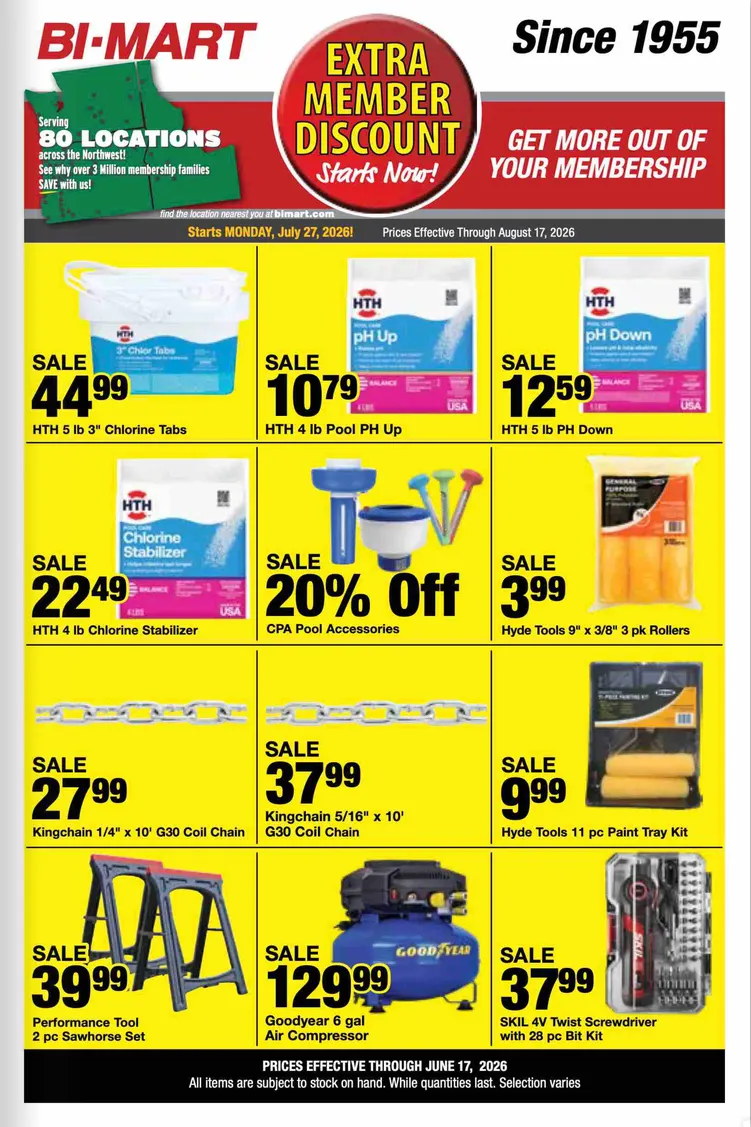 Weekly ad BI-MART Sales from July 27 to August 17 2026 - Page 8