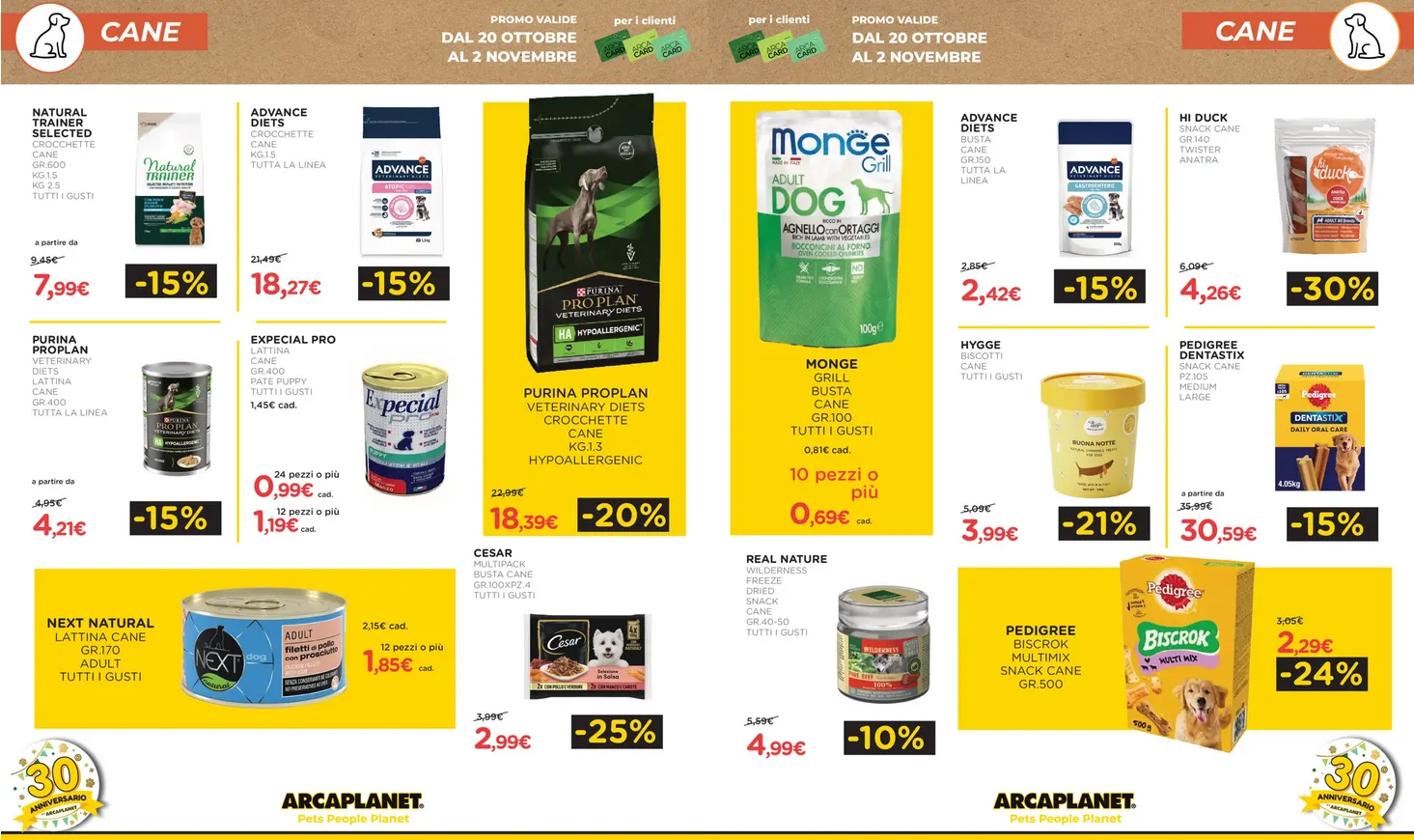 Volantini Arcaplanet da 20 ottobre a 2 novembre di 2025 - Pagina del volantino 8