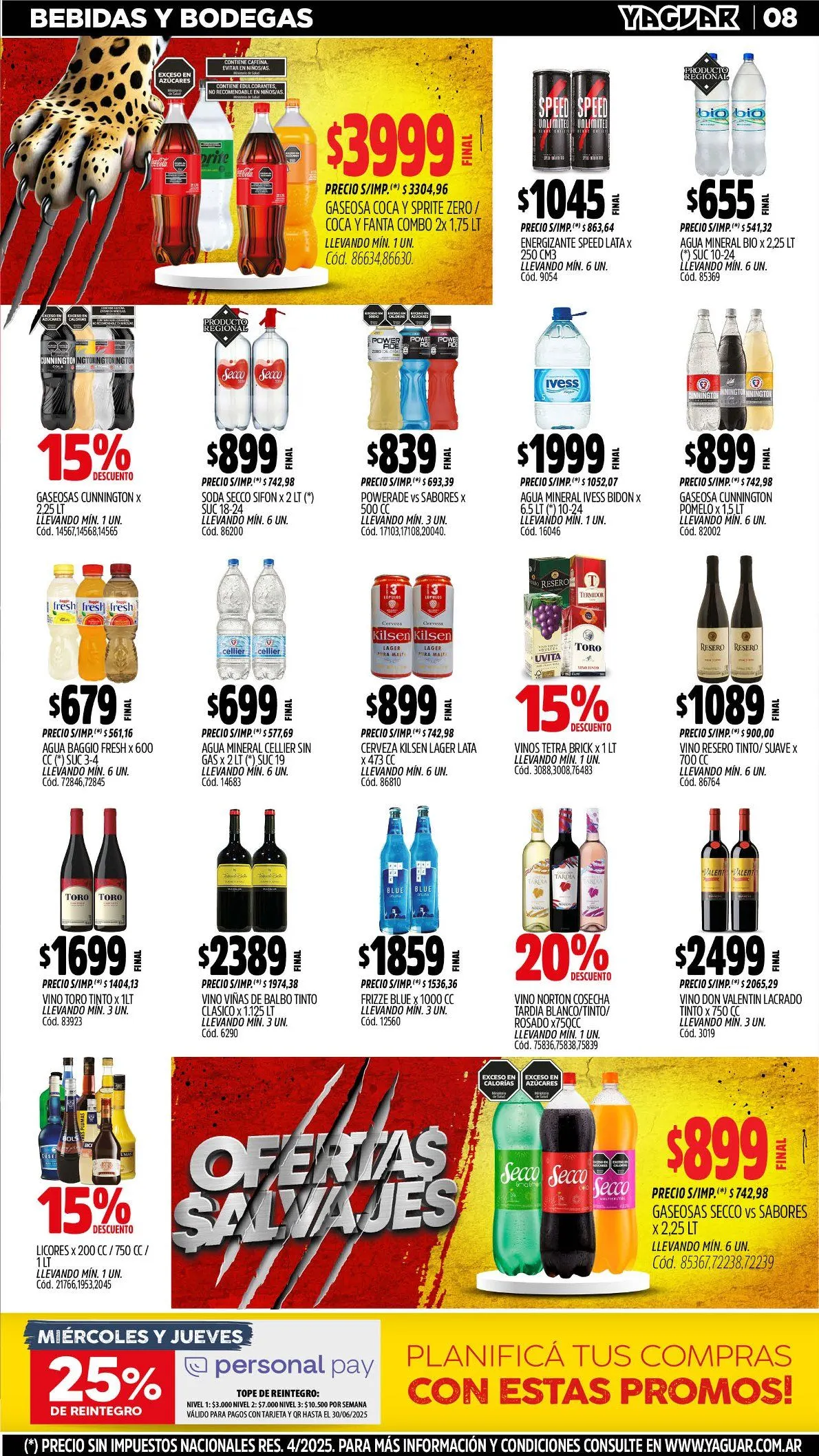 Ofertas de Yaguar Ofertas 30 de junio al 7 de julio 2025 - Página 8 del catálogo