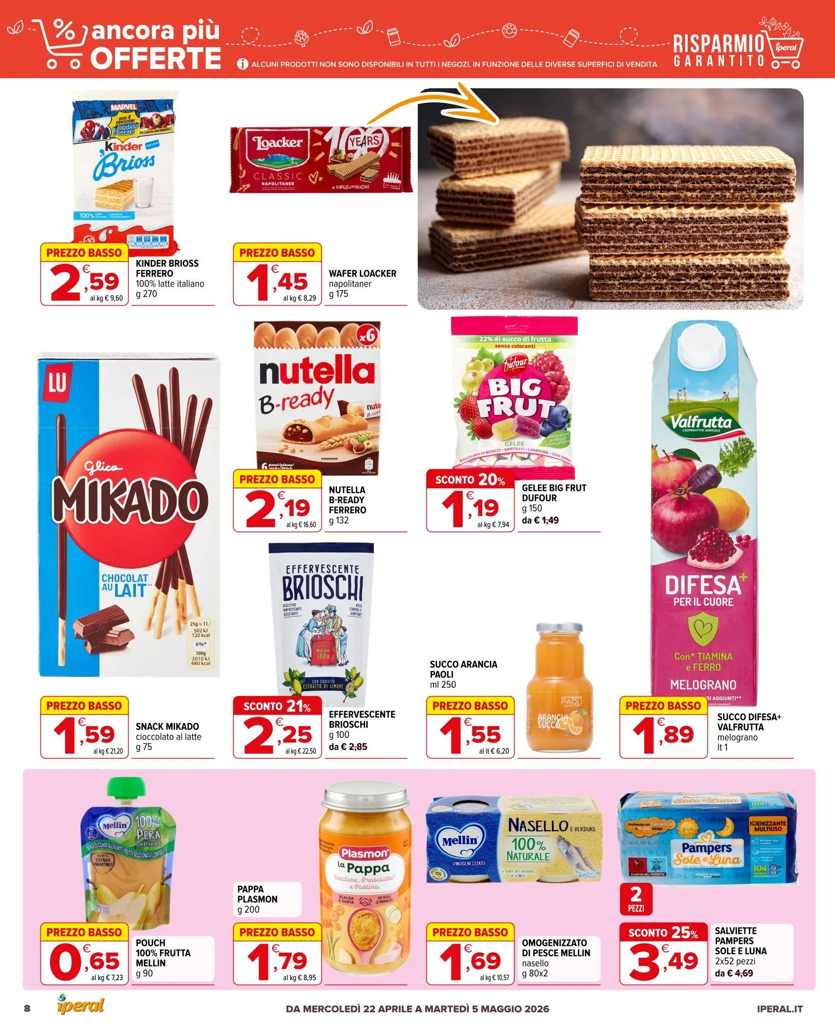Volantino Iperal da 22 aprile a 5 maggio di 2026 - Pagina del volantino 8
