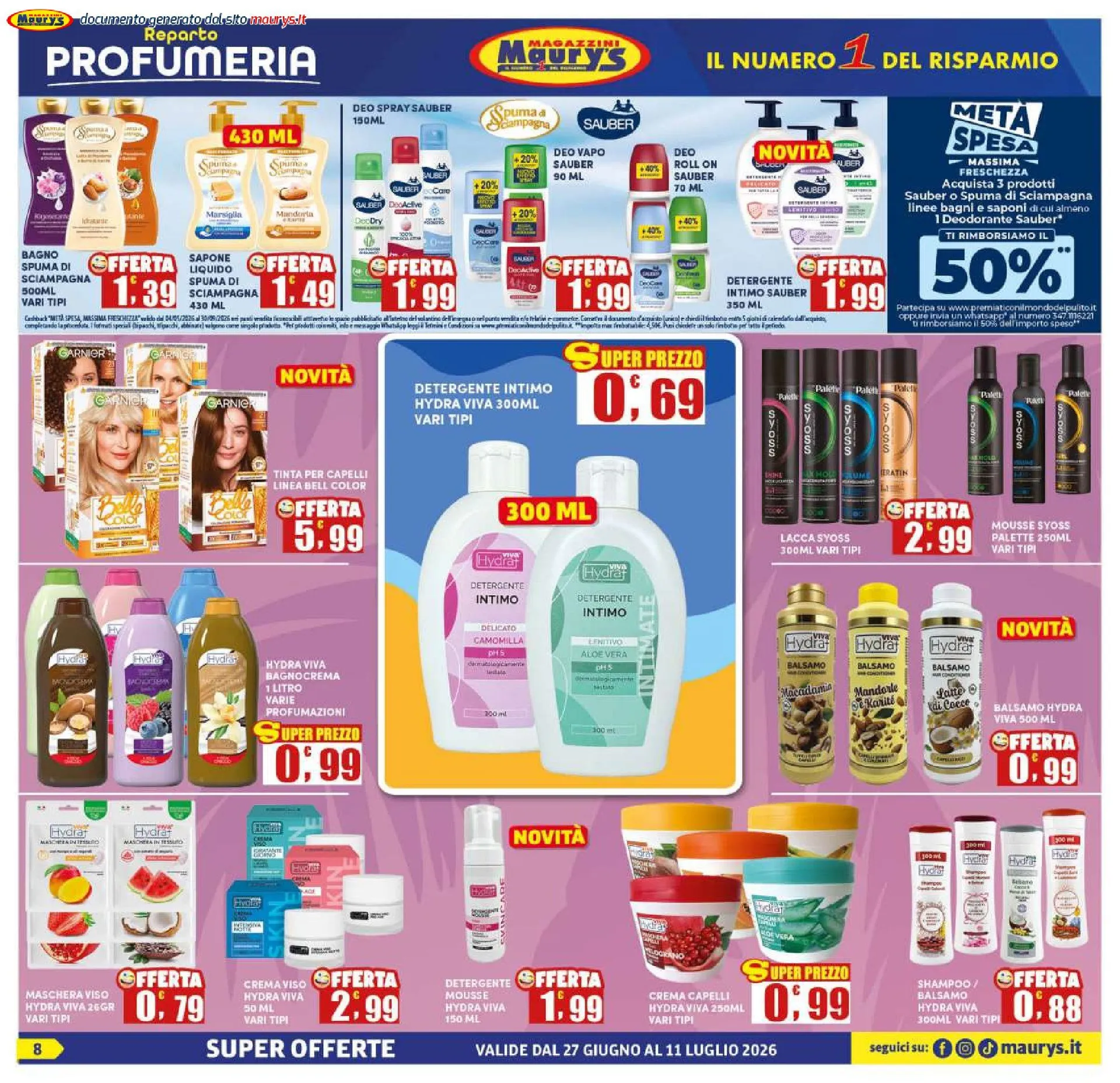 Volantini Maury's da 27 giugno a 11 luglio di 2026 - Pagina del volantino 16