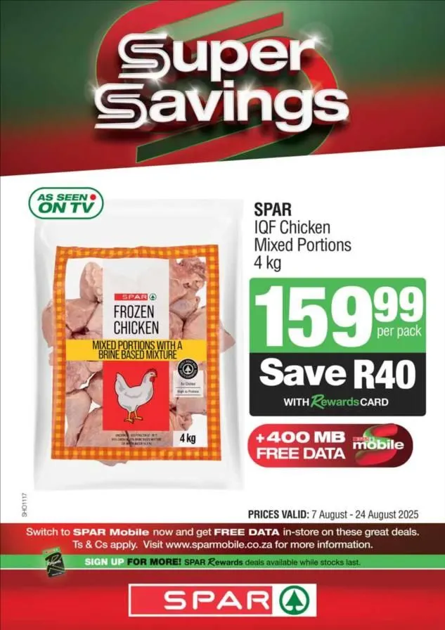 SPAR Sales from 7 August to 24 August 2025 - Catalogue Page 7