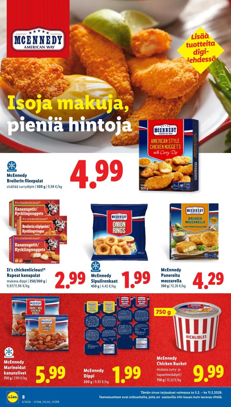 Kaupan Lidl uusimmat tarjoukset voimassa alkaen 5. helmikuuta - 8. helmikuuta 2026 - Tarjouslehti sivu 8