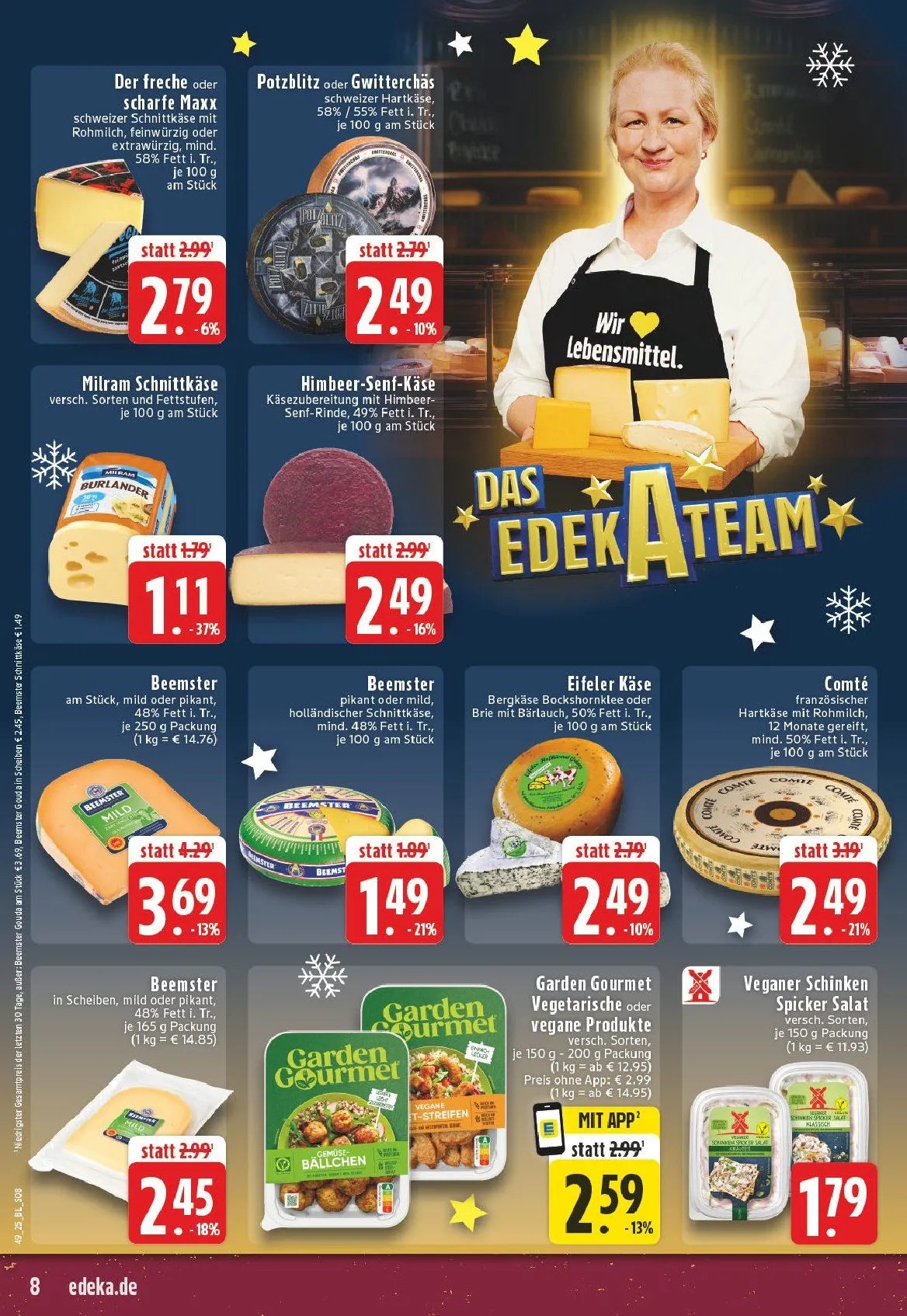 Edeka Angebote von 1. Dezember bis 6. Dezember 2025 - Prospekt seite 8