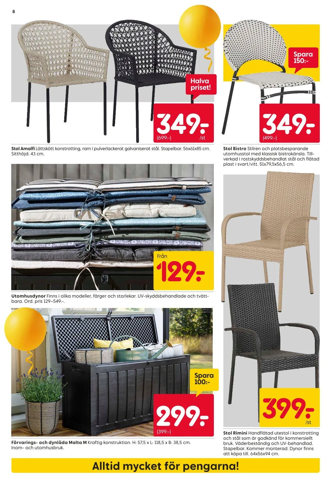 Rusta Erbjudanden från 13 april till 18 april 2026 - Reklamblad sidor 8