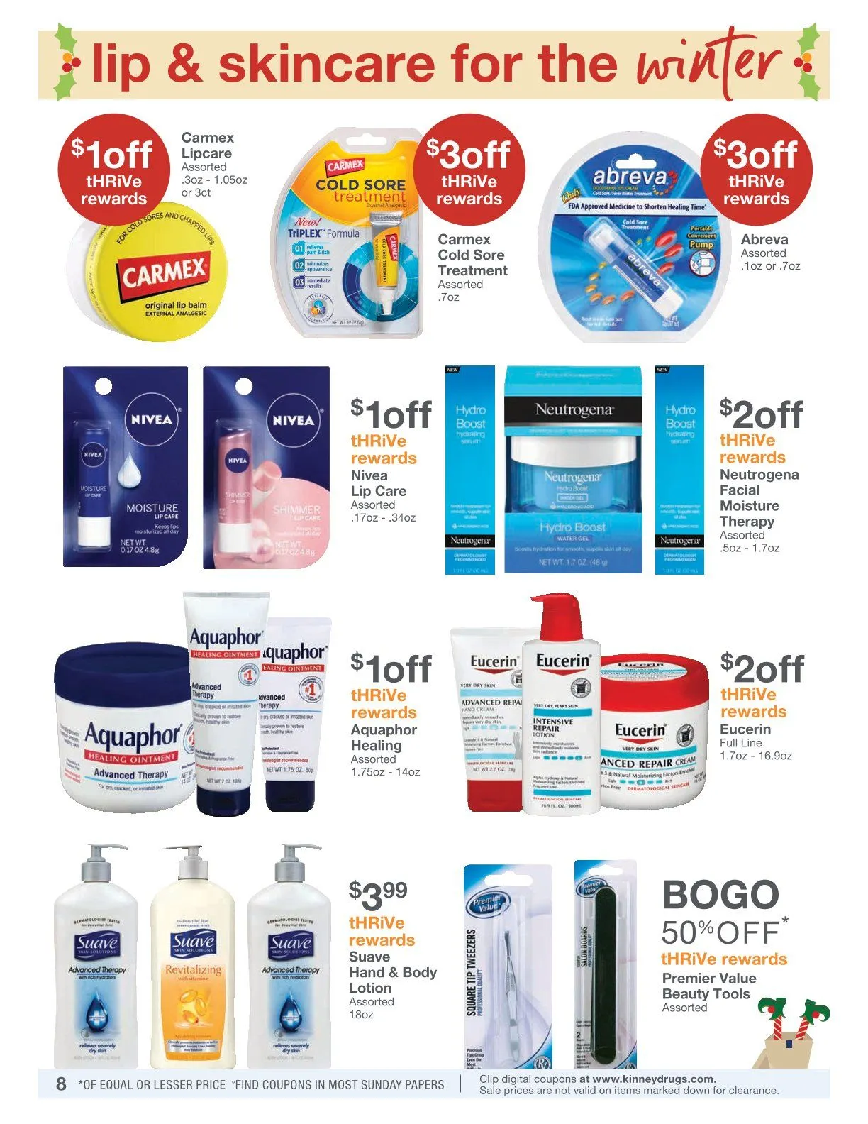Weekly ad Kinney Drugs Sales from December 1 to December 28 2024 - Page 8