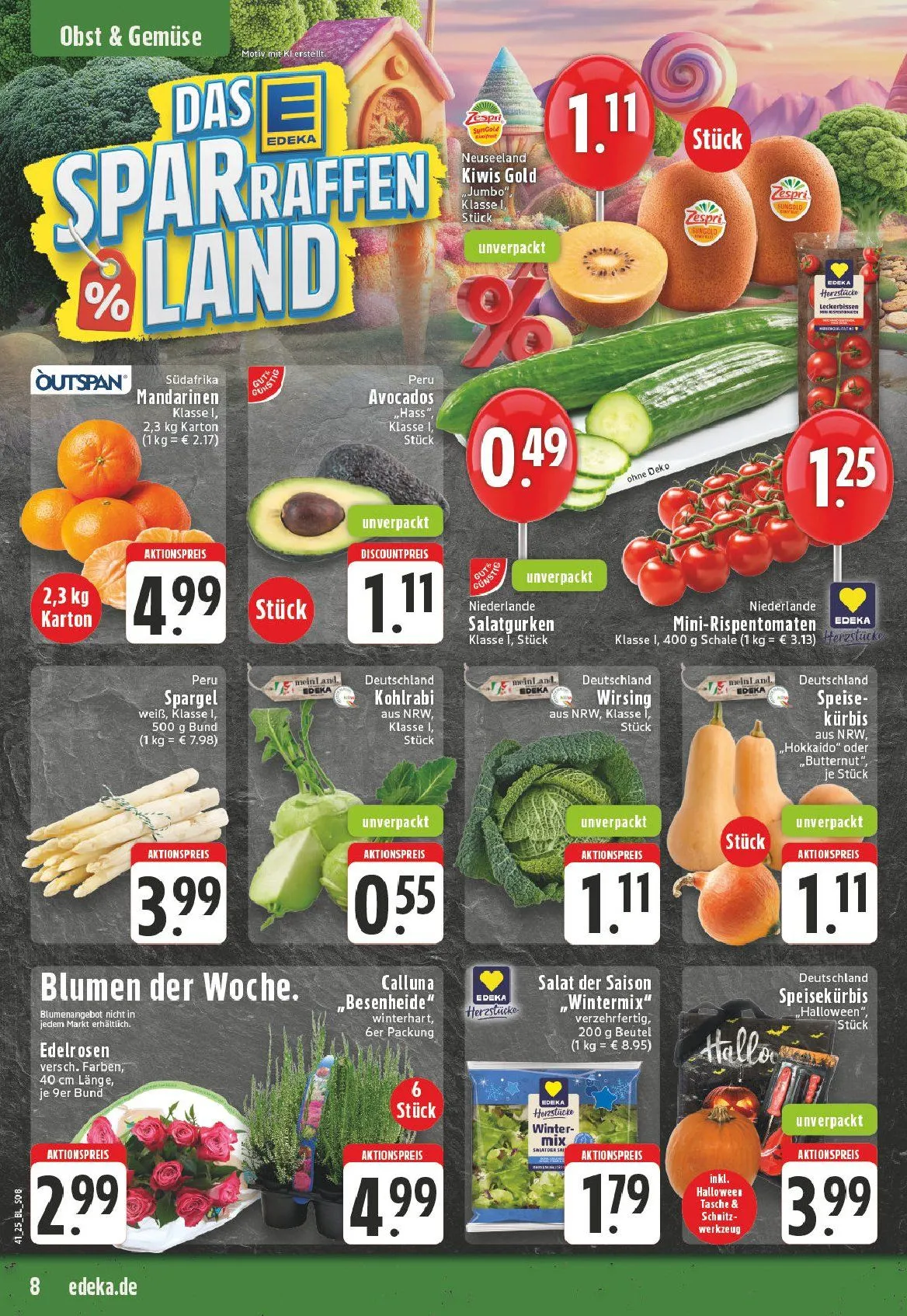 Edeka Prospekte von 5. Oktober bis 10. Oktober 2025 - Prospekt seite 8