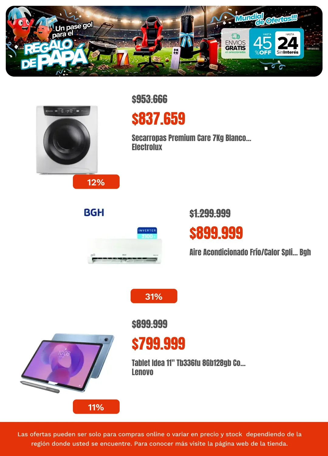 Ofertas de  Megatone Ofertas 19 de junio al 8 de julio 2026 - Página 8 del catálogo