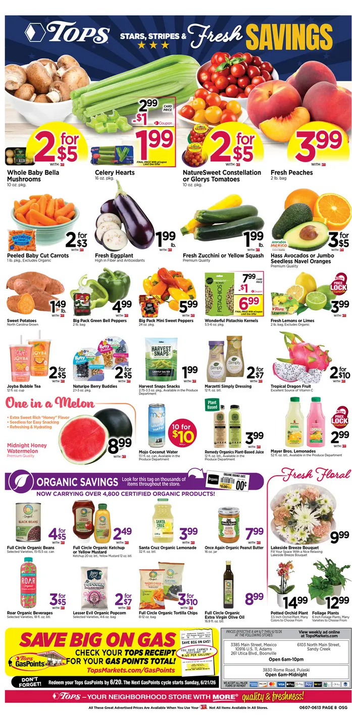 Weekly ad Tops Friendly Markets Sales from June 8 to June 13 2026 - Page 8