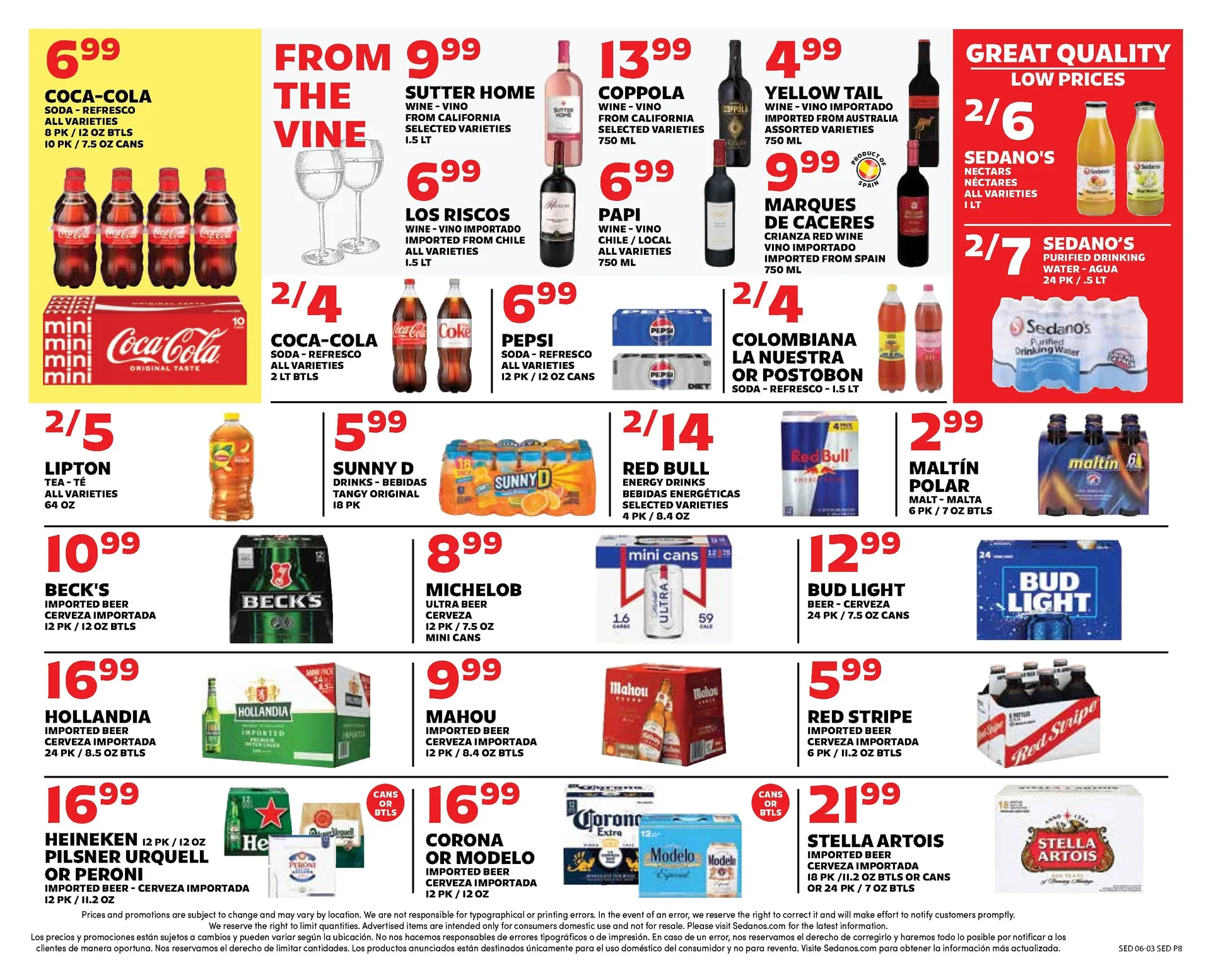 Weekly ad Sedano's Sales from June 6 to June 9 2026 - Page 8
