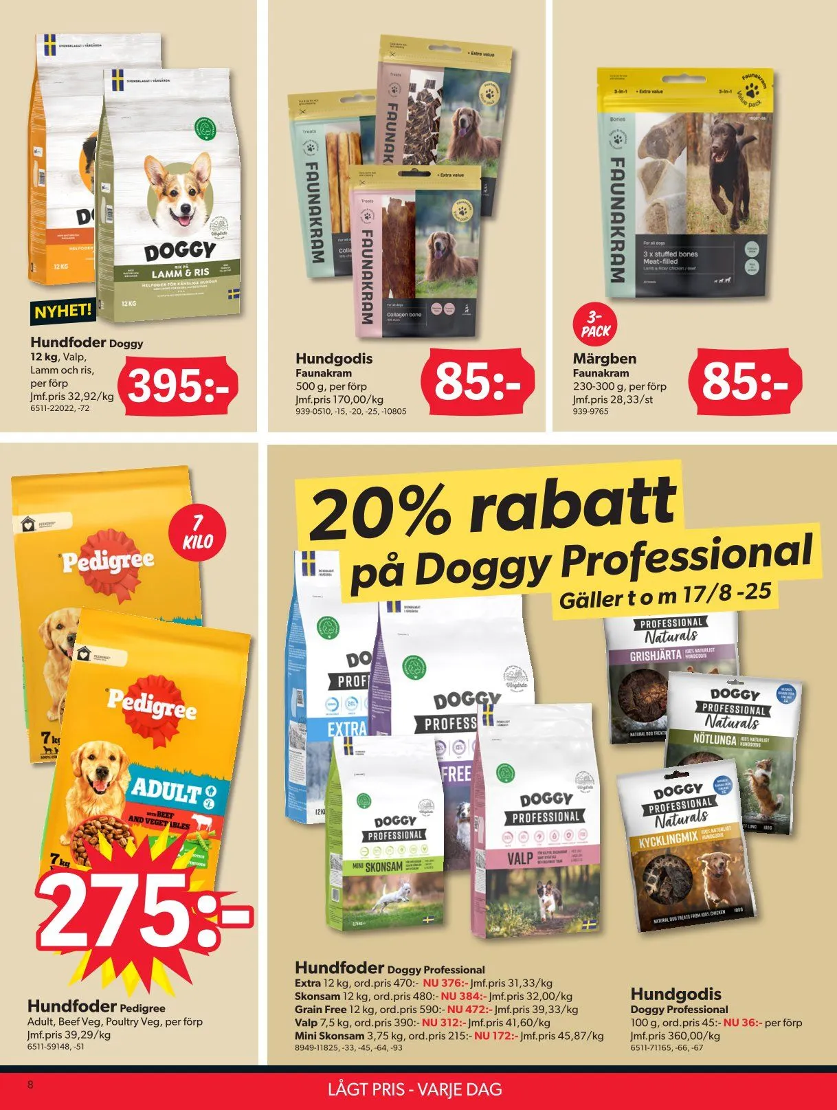 DollarStore erbjudanden  från 11 augusti till 24 augusti 2025 - Reklamblad sidor 8