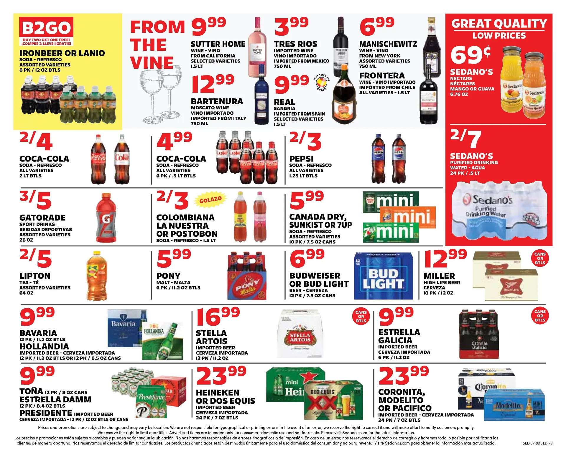 Weekly ad Sedano's Sales from July 8 to July 14 2026 - Page 8