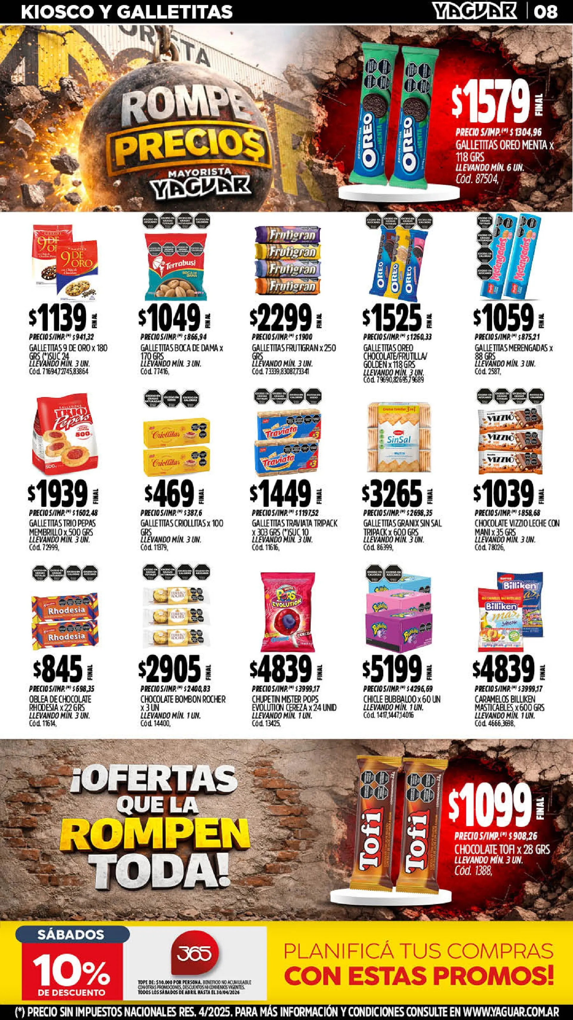 Ofertas de  Yaguar Ofertas 20 de abril al 25 de abril 2026 - Página 8 del catálogo