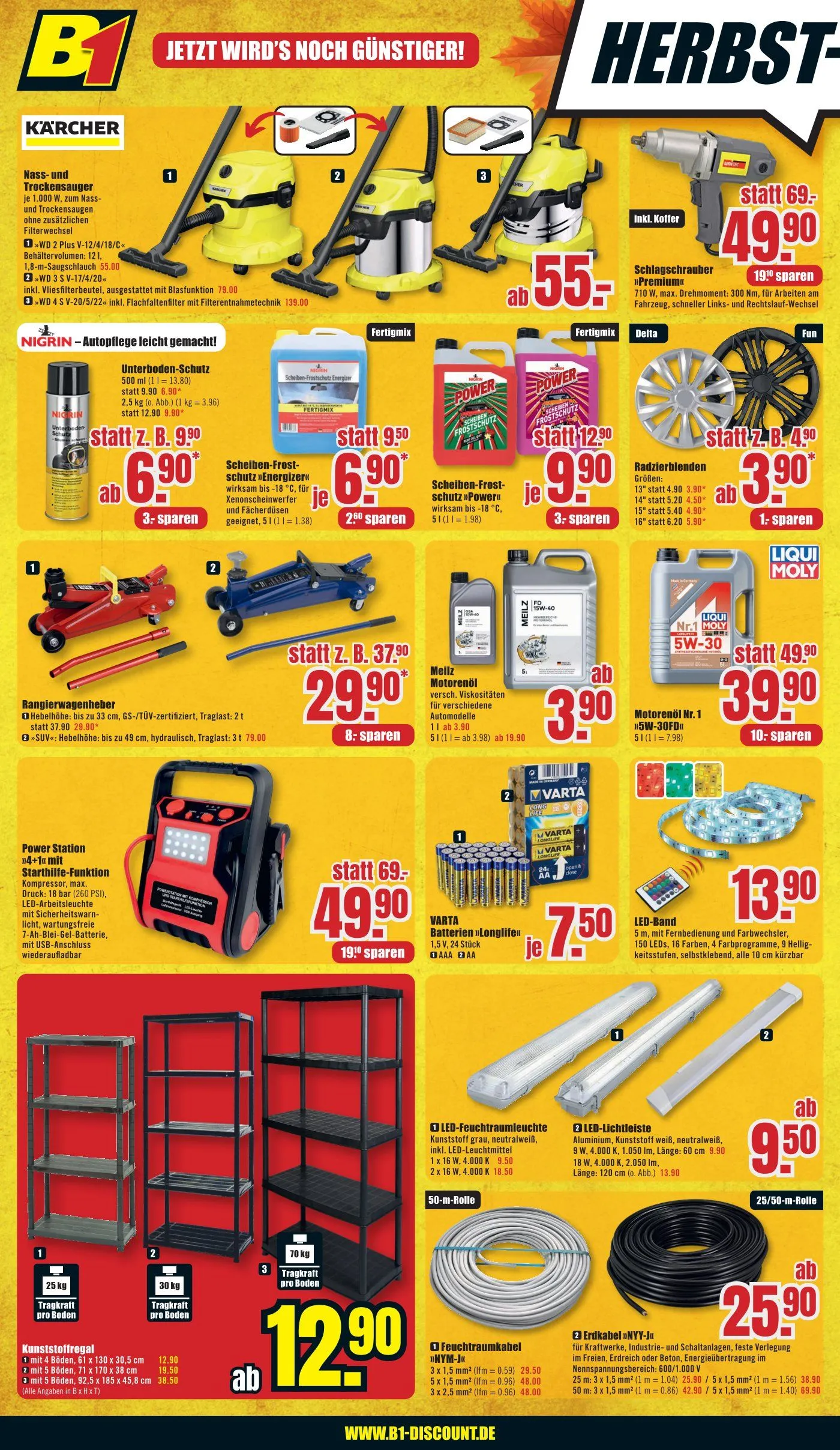 B1 Discount Baumarkt Prospekte  von 25. Oktober bis 30. Oktober 2025 - Prospekt seite 8