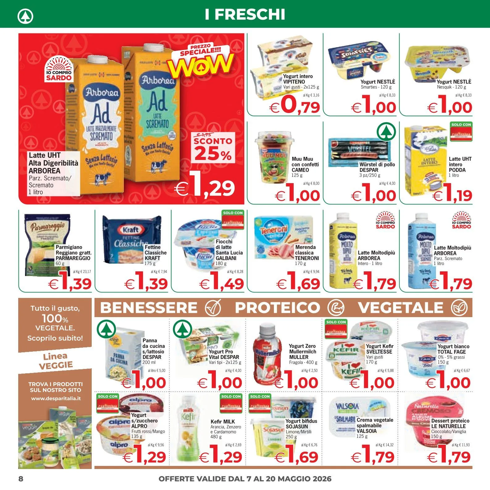 Volantini Eurospar da 7 maggio a 20 maggio di 2026 - Pagina del volantino 8