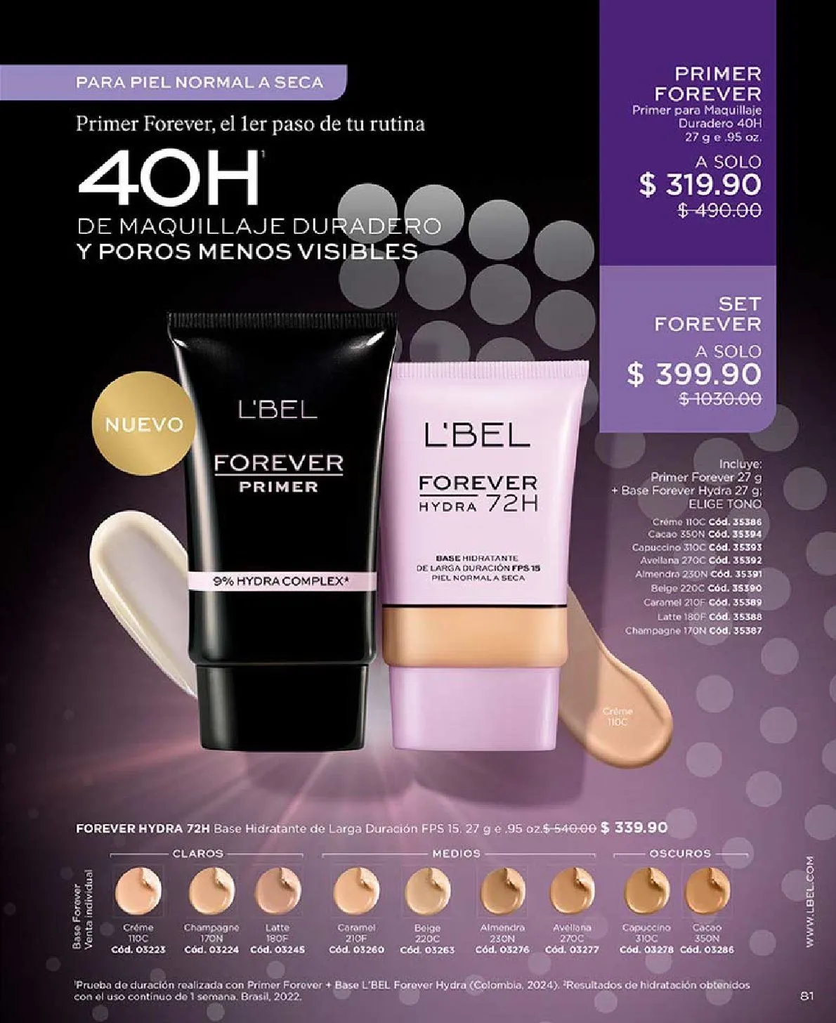 Catálogo de L'Bel Oferta del Mes 1 de septiembre al 30 de septiembre 2025 - Pagina 54