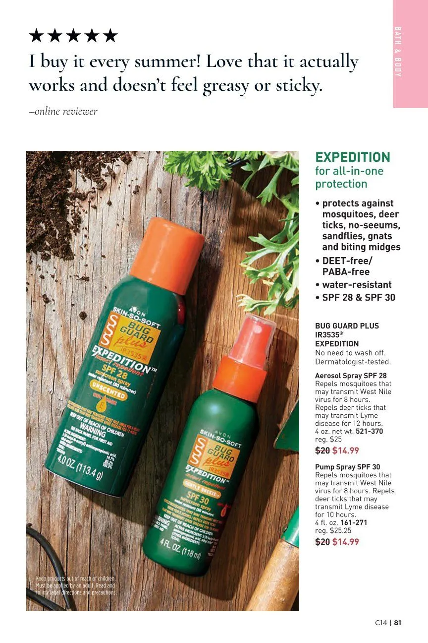 Weekly ad Avon Sales from July 1 to July 15 2026 - Page 81