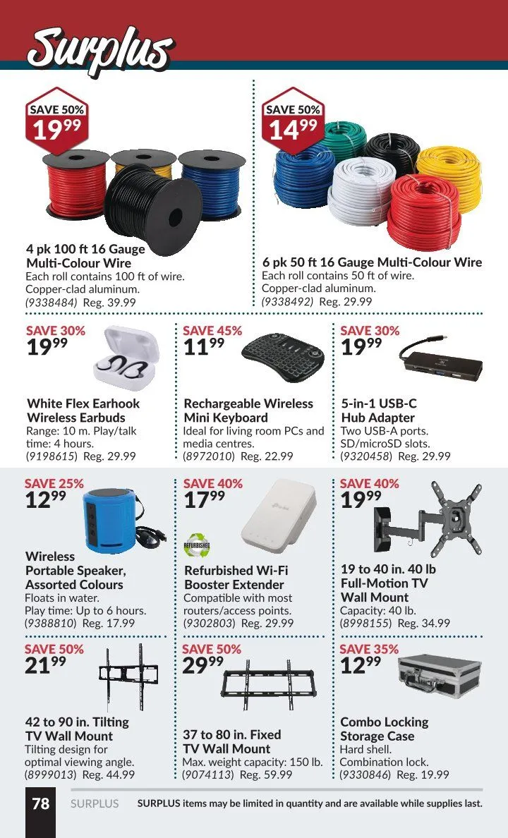 Princess Auto Sales from March 25 to April 6 2025 - flyer page 82