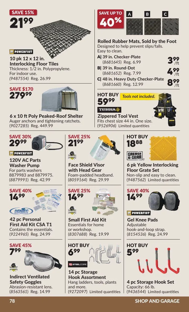 Princess Auto Sales from April 7 to April 19 2026 - flyer page 86