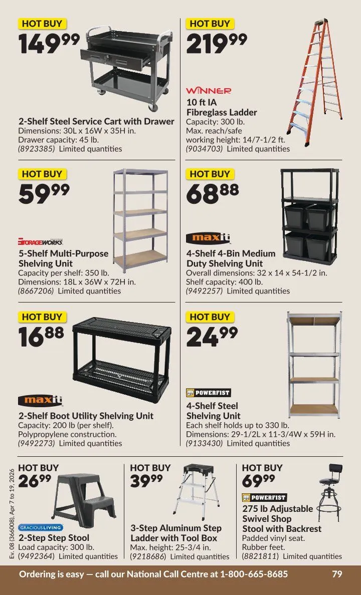 Princess Auto Sales from April 7 to April 19 2026 - flyer page 87