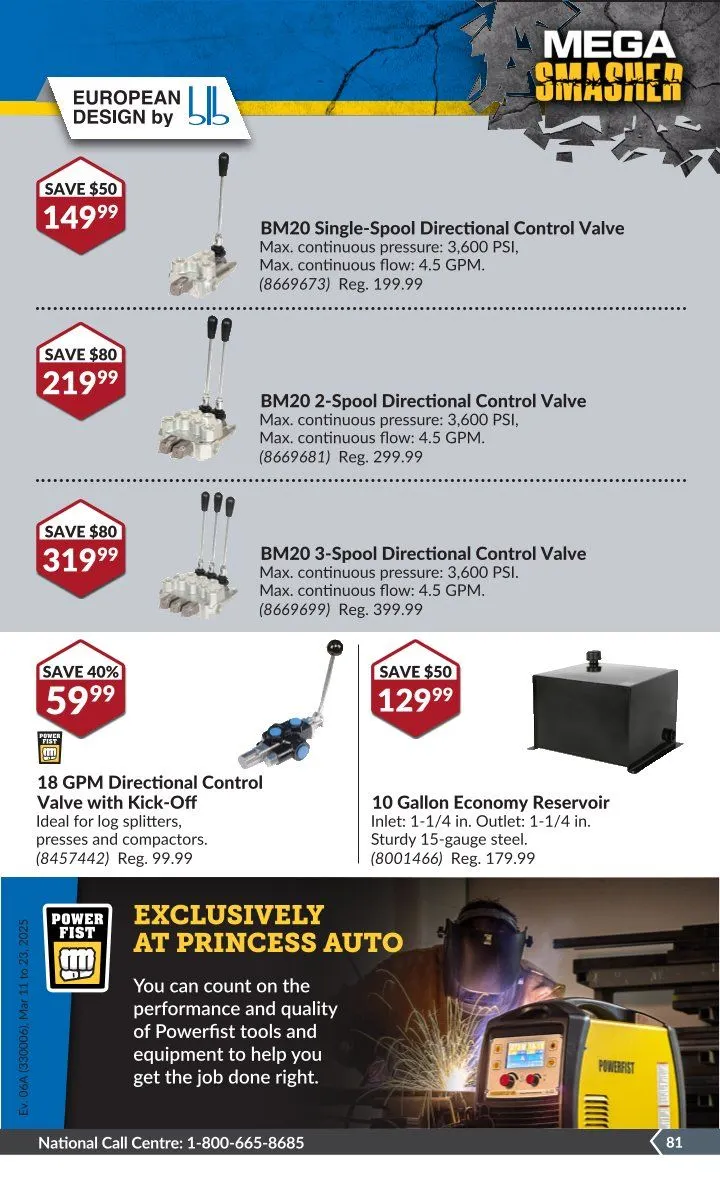 Princess Auto flyers from March 11 to March 23 2025 - flyer page 70