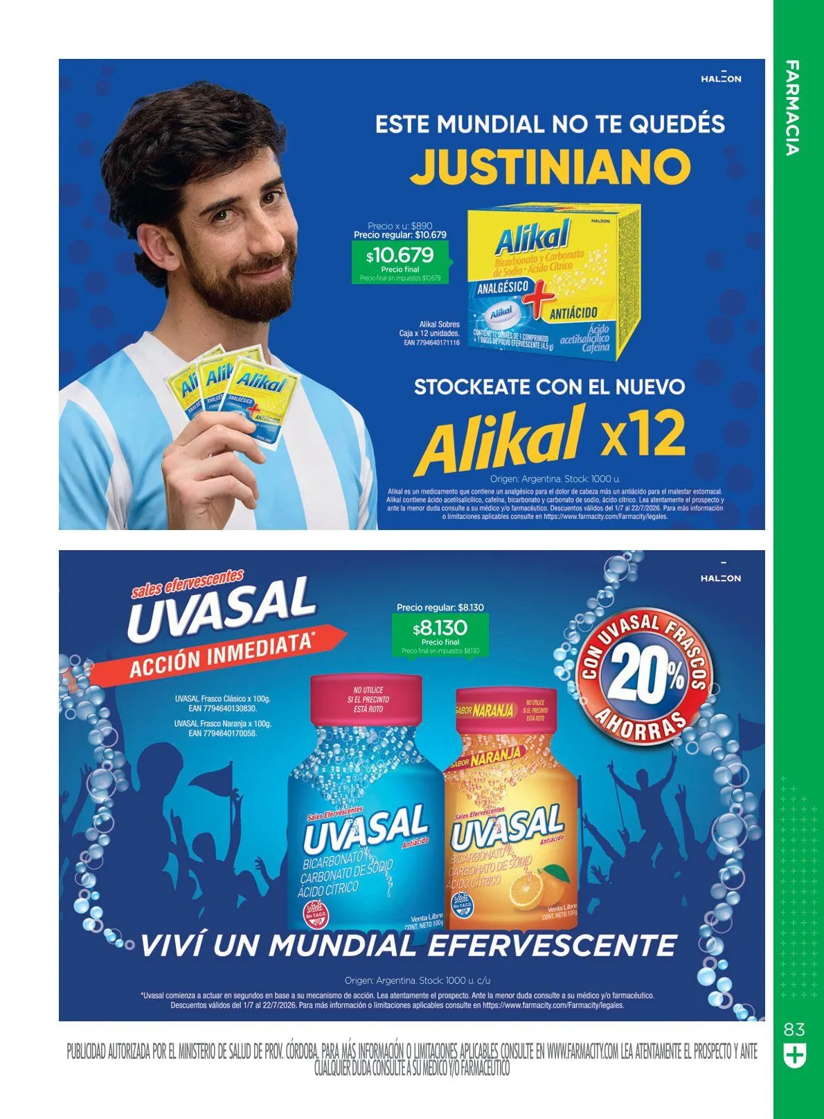 Ofertas de Farmacity Ofertas 1 de julio al 22 de julio 2026 - Página 83 del catálogo