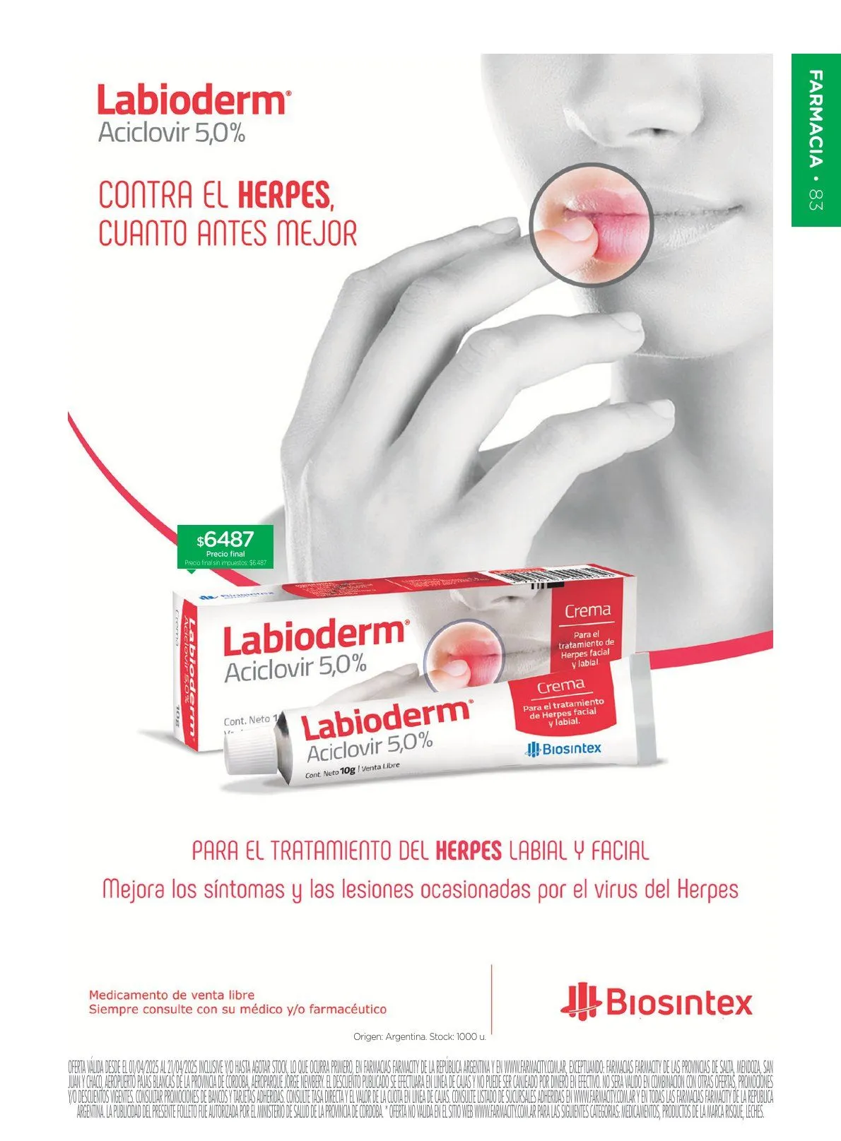 Ofertas de Farmacity Ofertas 7 de abril al 21 de abril 2025 - Página 81 del catálogo