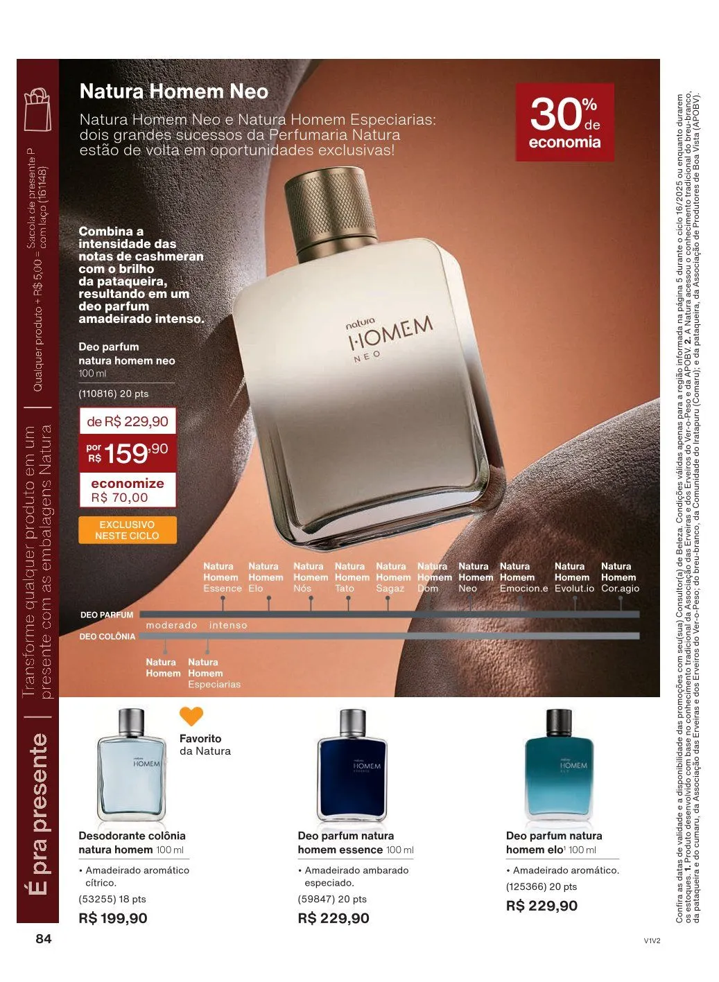 Encarte de Natura Ofertas 1 de outubro até 31 de outubro 2025 - Pagina 84