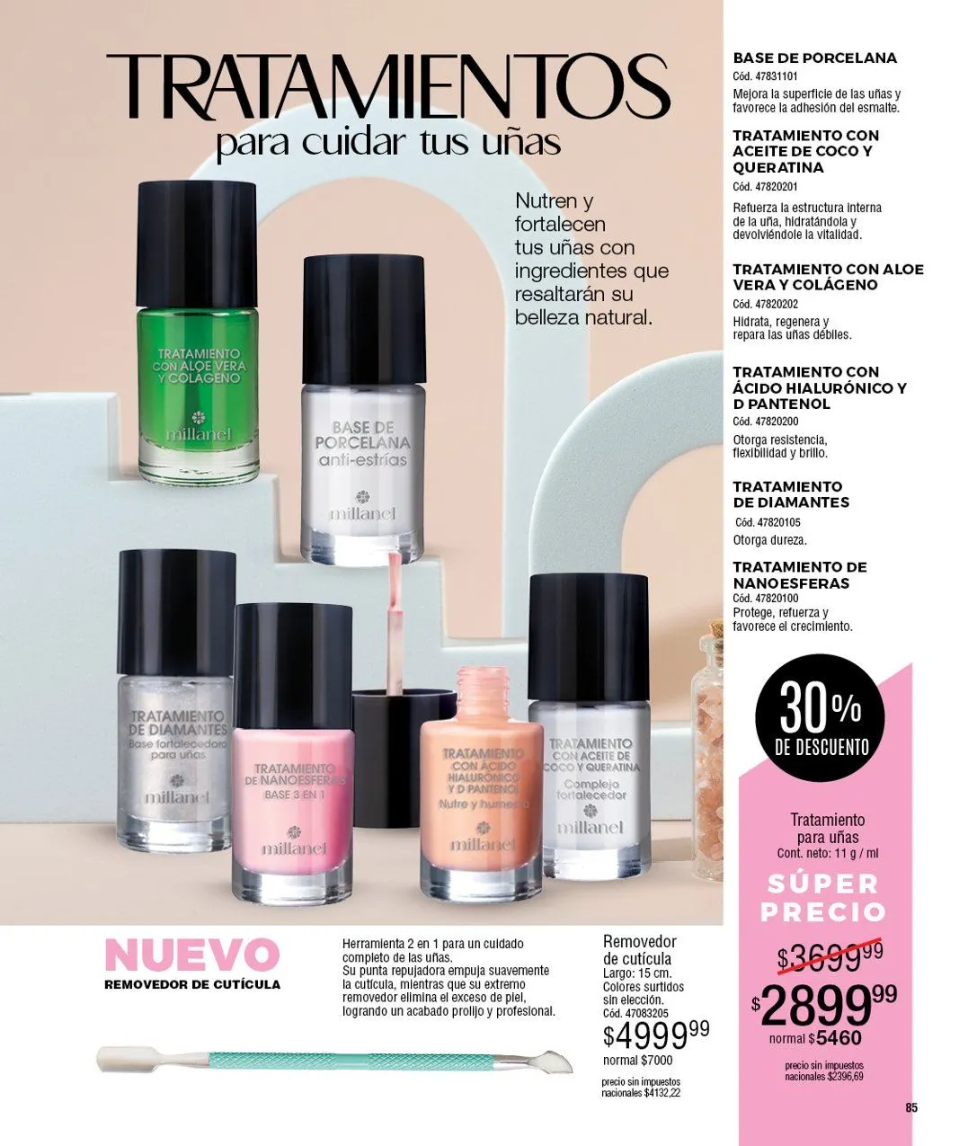 Ofertas de  Ofertas Millanel 15 de septiembre al 19 de octubre 2025 - Página 85 del catálogo