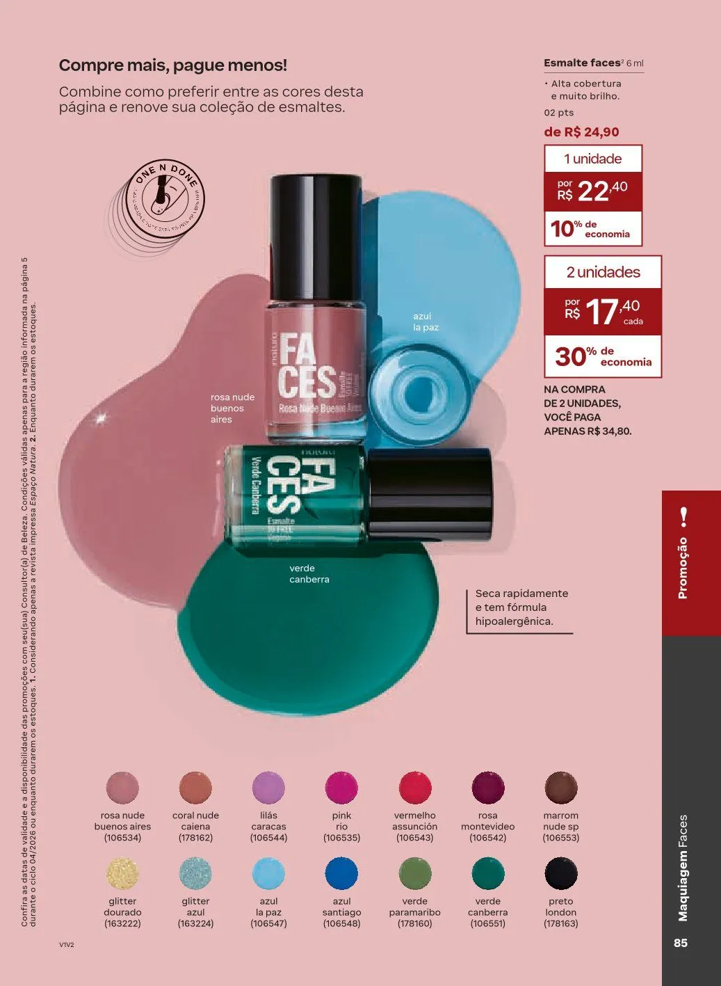 Encarte de NATURA 1 de abril até 30 de abril 2026 - Pagina 85