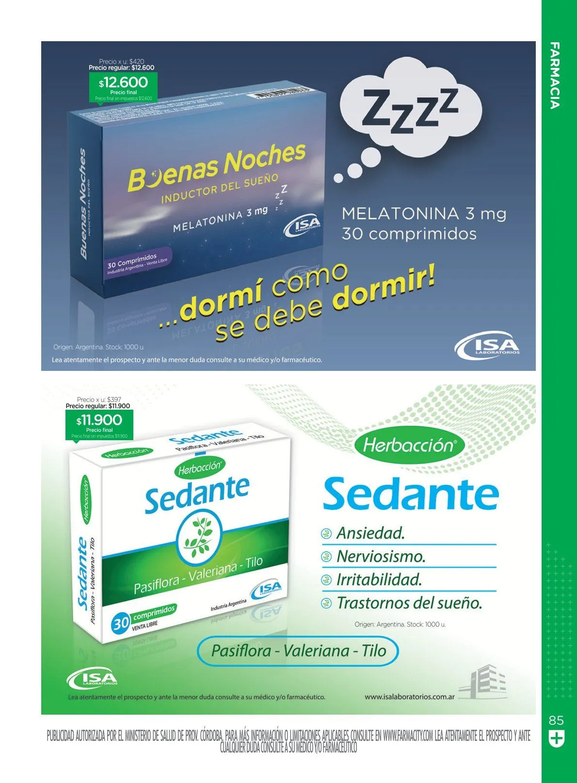 Ofertas de Farmacity Ofertas 1 de julio al 22 de julio 2026 - Página 85 del catálogo