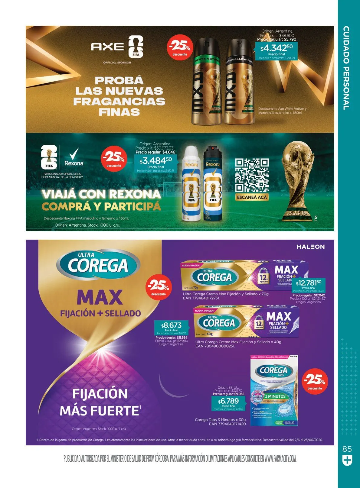 Ofertas de Farmacity Ofertas 2 de junio al 22 de junio 2026 - Página 85 del catálogo