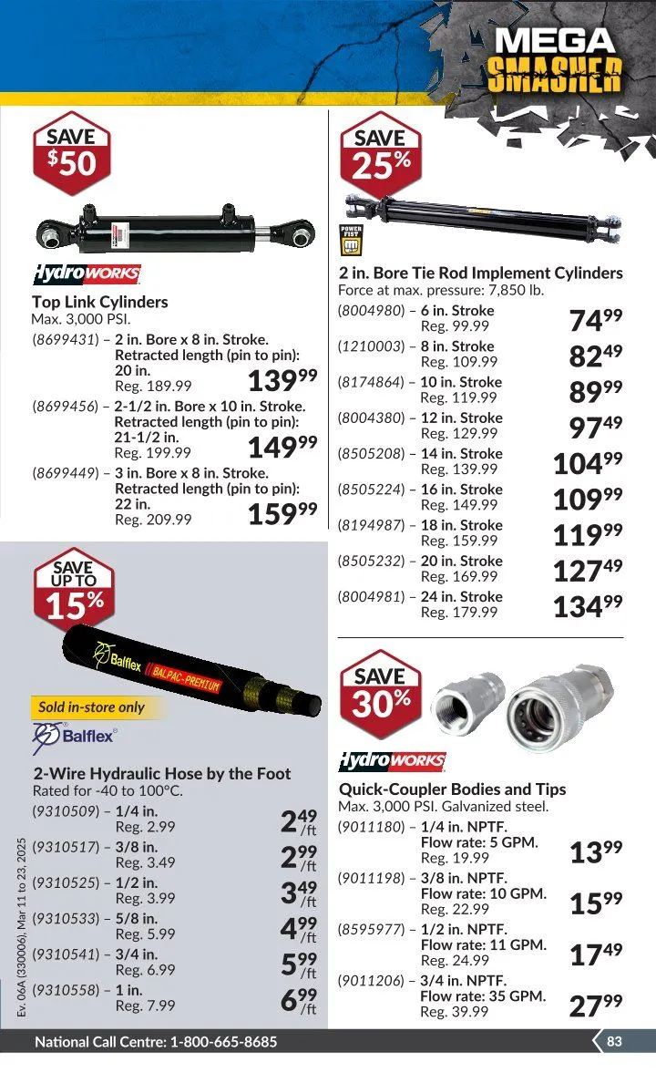 Princess Auto flyers from March 11 to March 23 2025 - flyer page 77