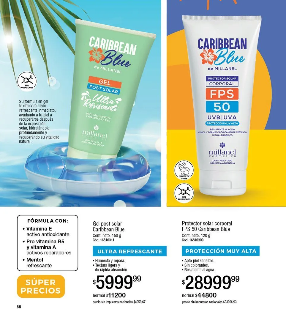 Ofertas de Catalogo Millanel 20 de octubre al 10 de noviembre 2025 - Página 86 del catálogo